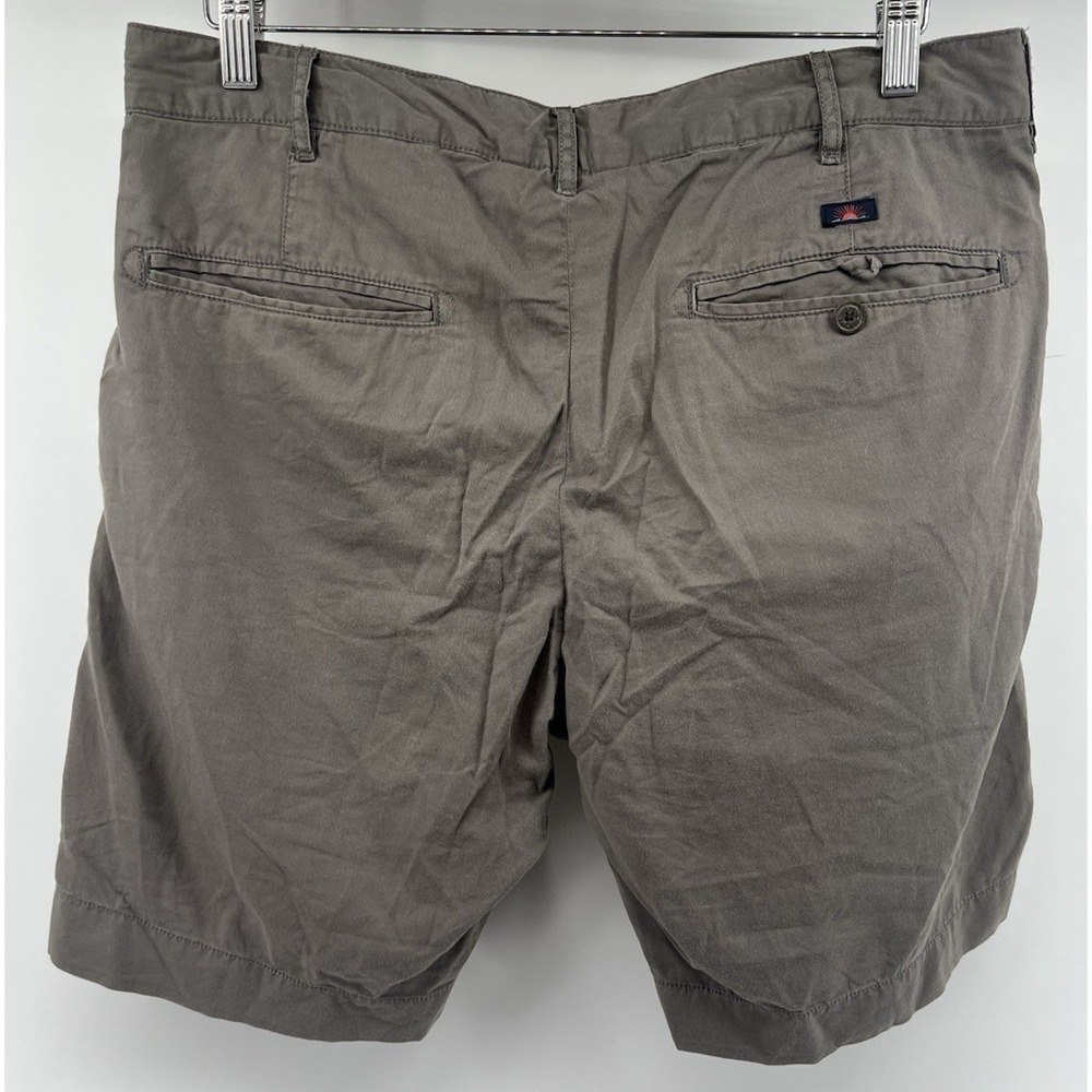 Faherty Mens Shorts Bermuda Tagged 32 Actual 34 Cotton/Lyocell Blend 9" Inseam - Picture 2 of 5